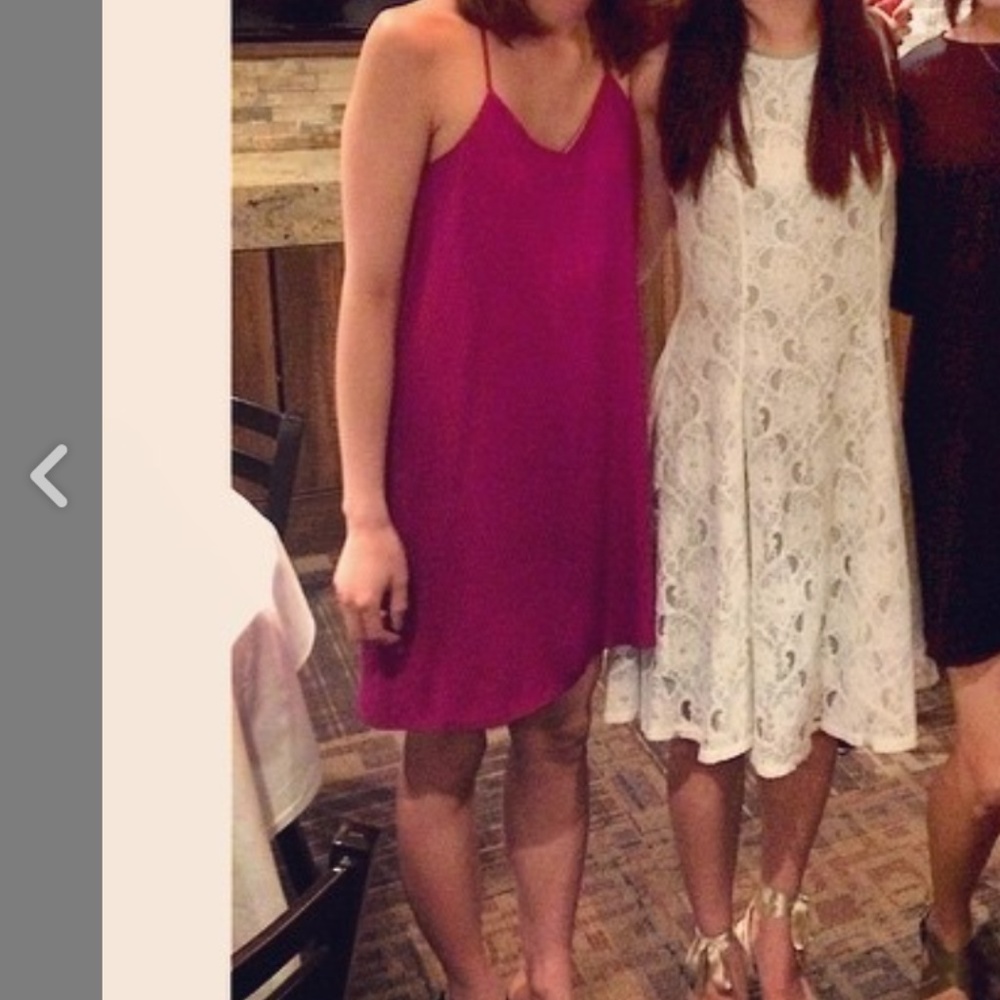 Express pink reversible dress